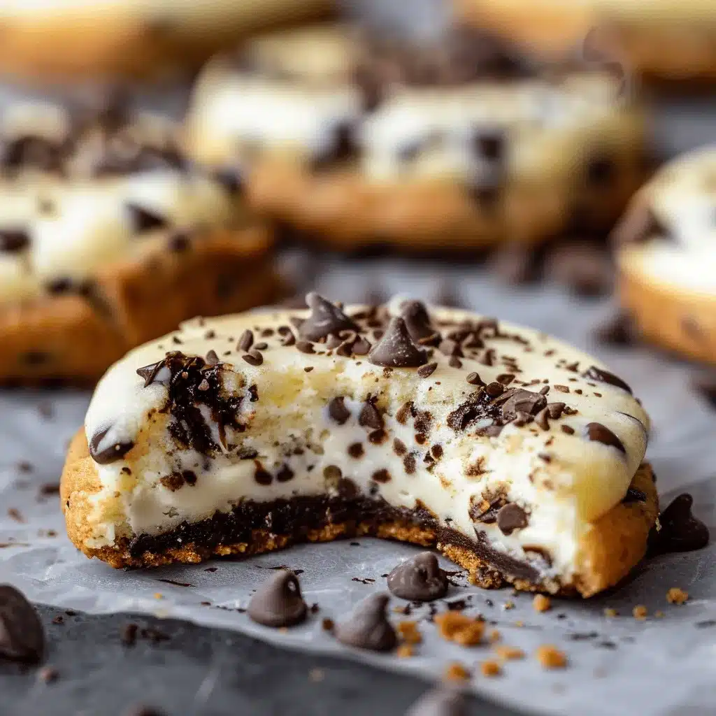 Chocolate Chip Cheesecake Cookies preparation steps