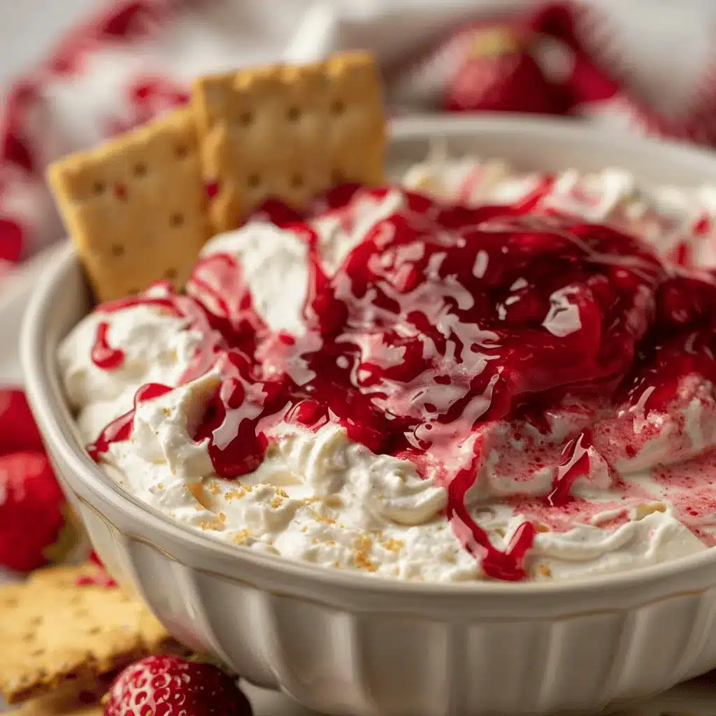 strawberry cheesecake dip preparation steps