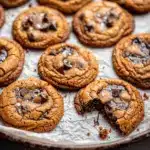banana bread chocolate chip cookies - featured image