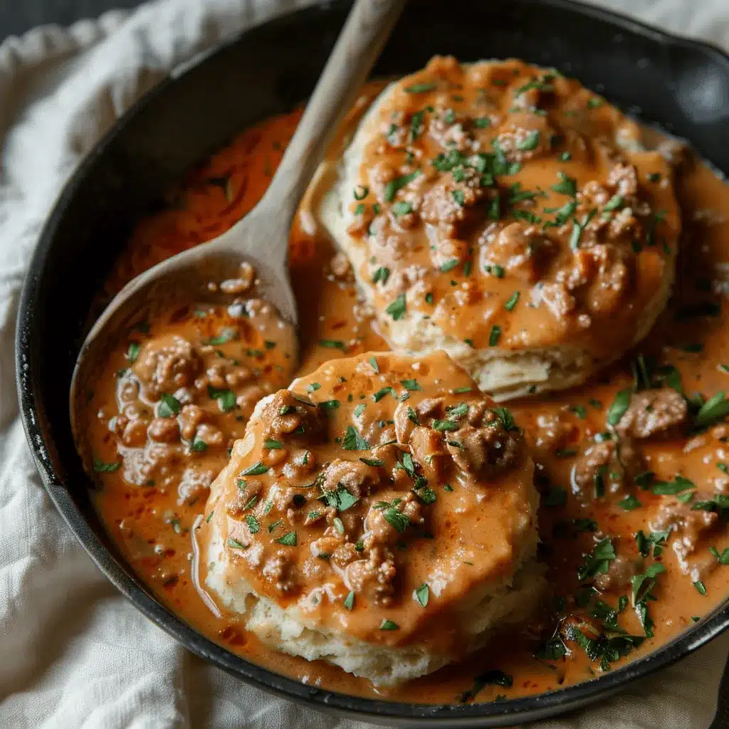 biscuits and chorizo gravy preparation steps
