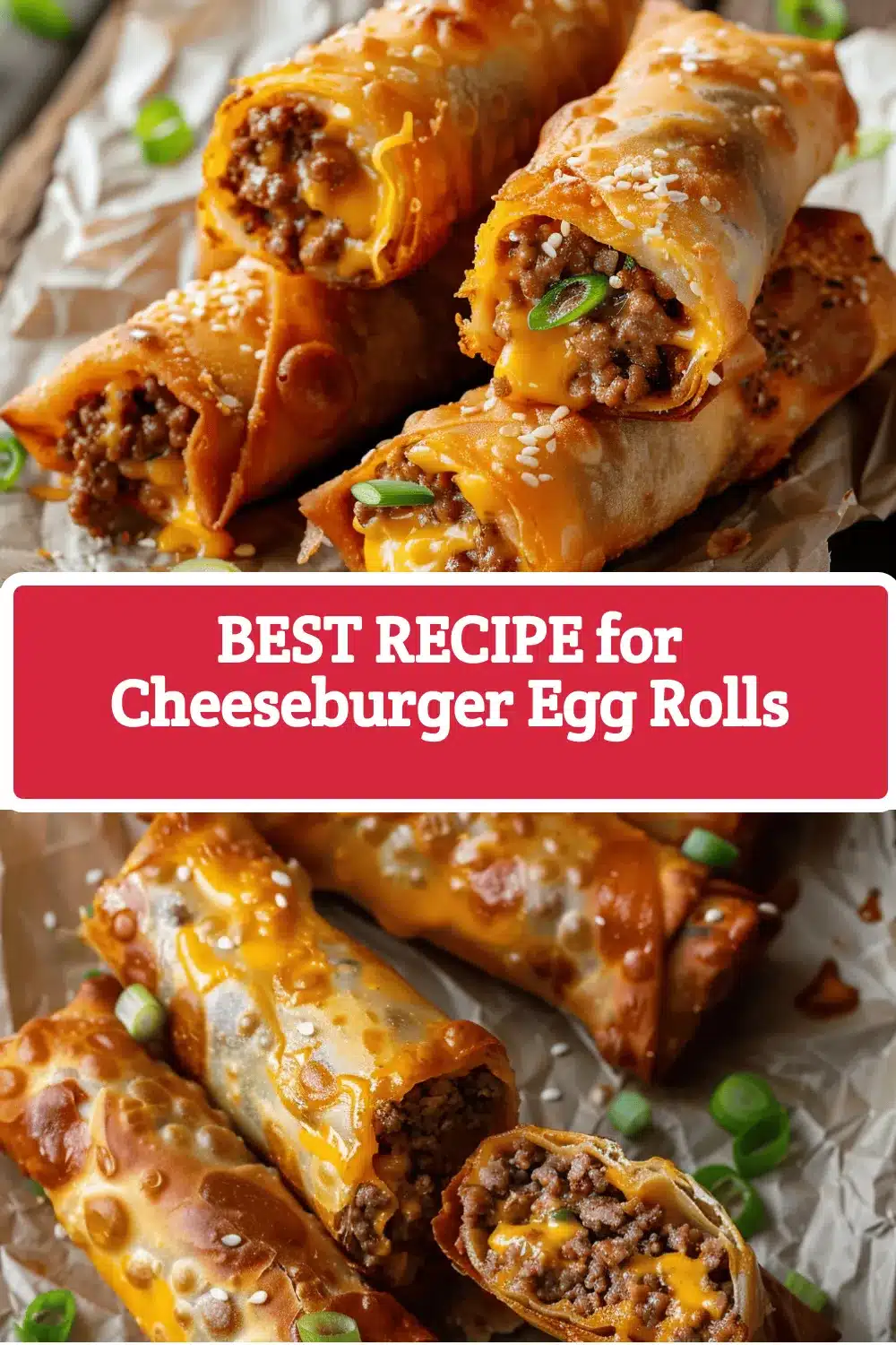 cheeseburger egg rolls recipe