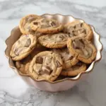 chewy rippled chocolate chip cookies - featured image