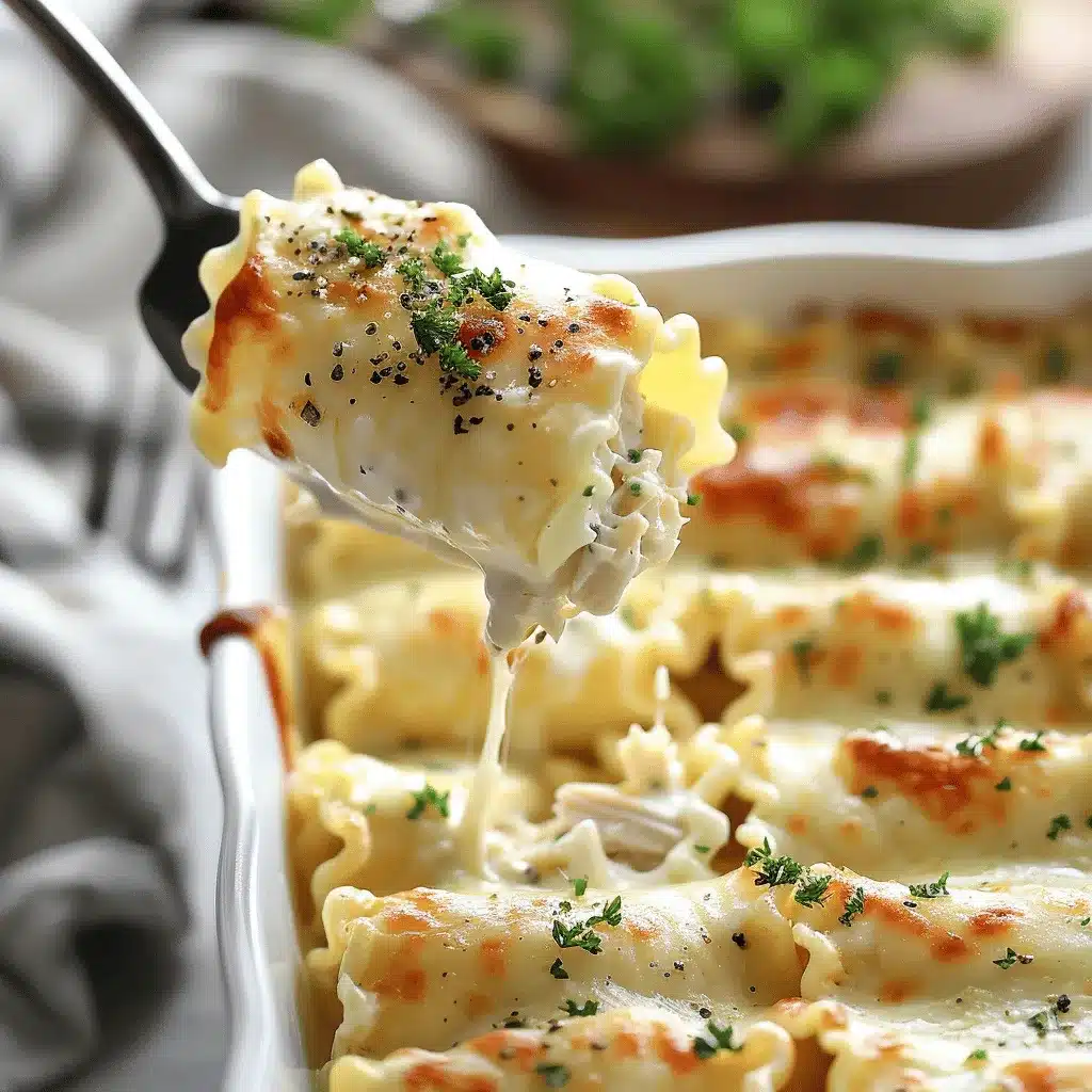 chicken alfredo lasagna roll ups preparation steps