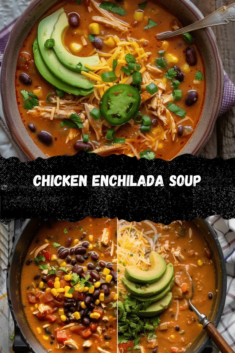 creamy chicken enchilada soup recipe