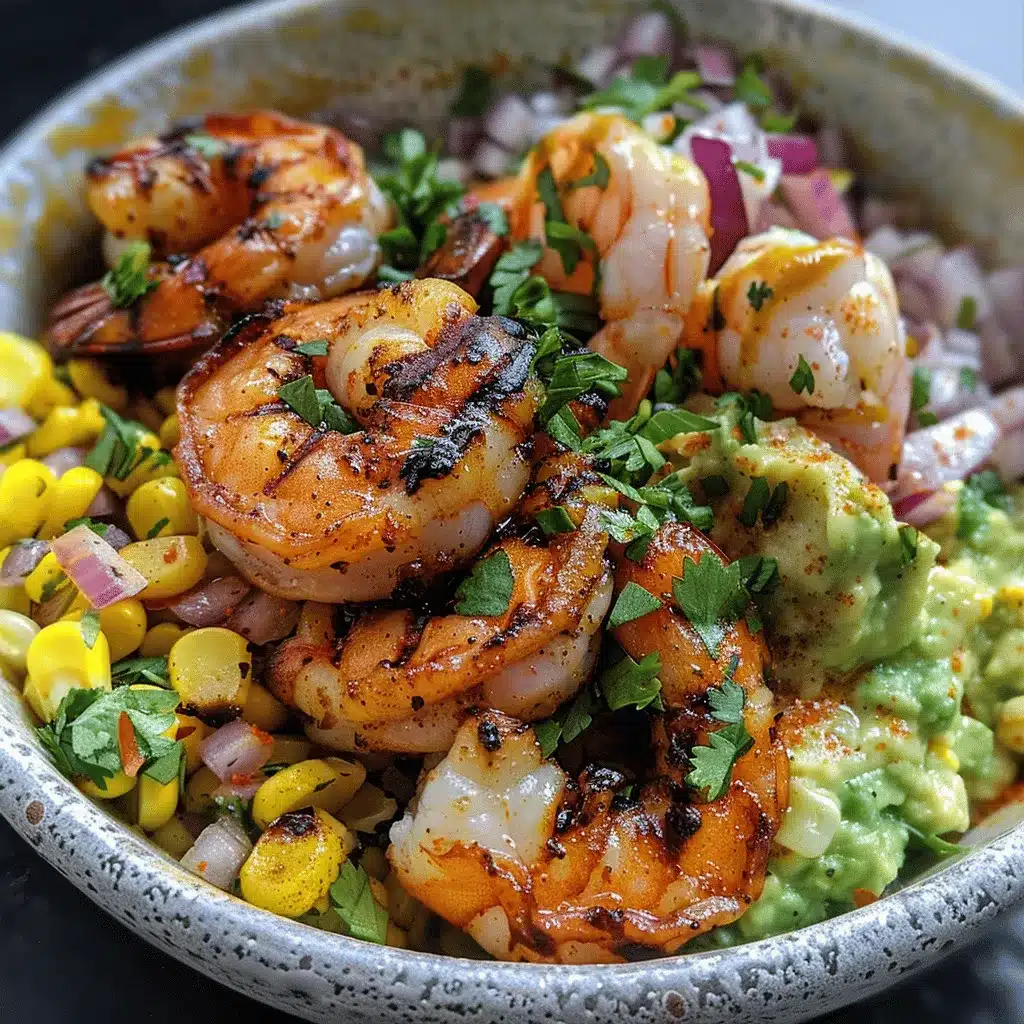 grilled shrimp bowl preparation steps