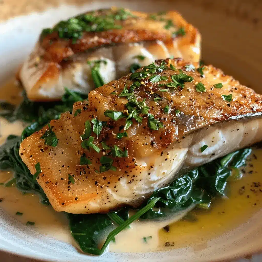 lemon-garlic sea bass preparation steps