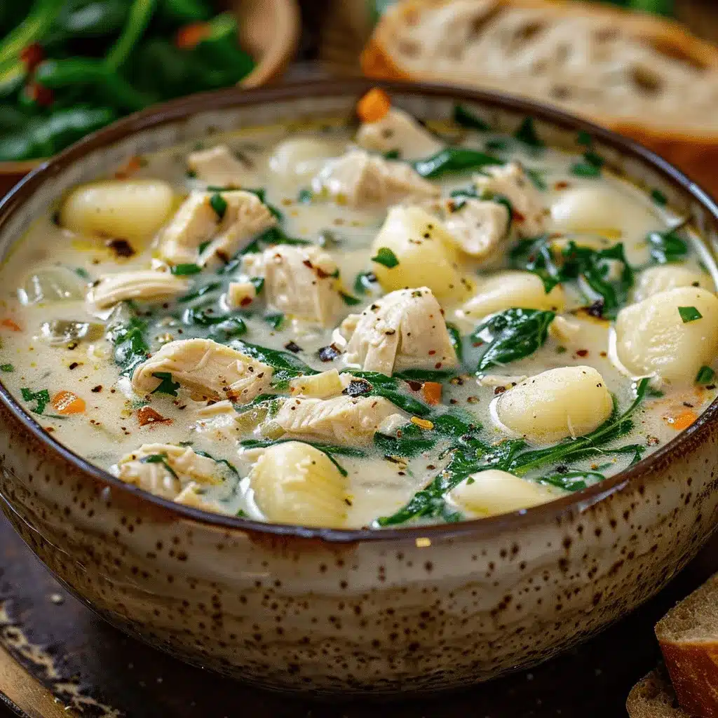 Olive Garden chicken gnocchi soup preparation steps