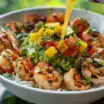 shrimp and avocado bowls - featured image