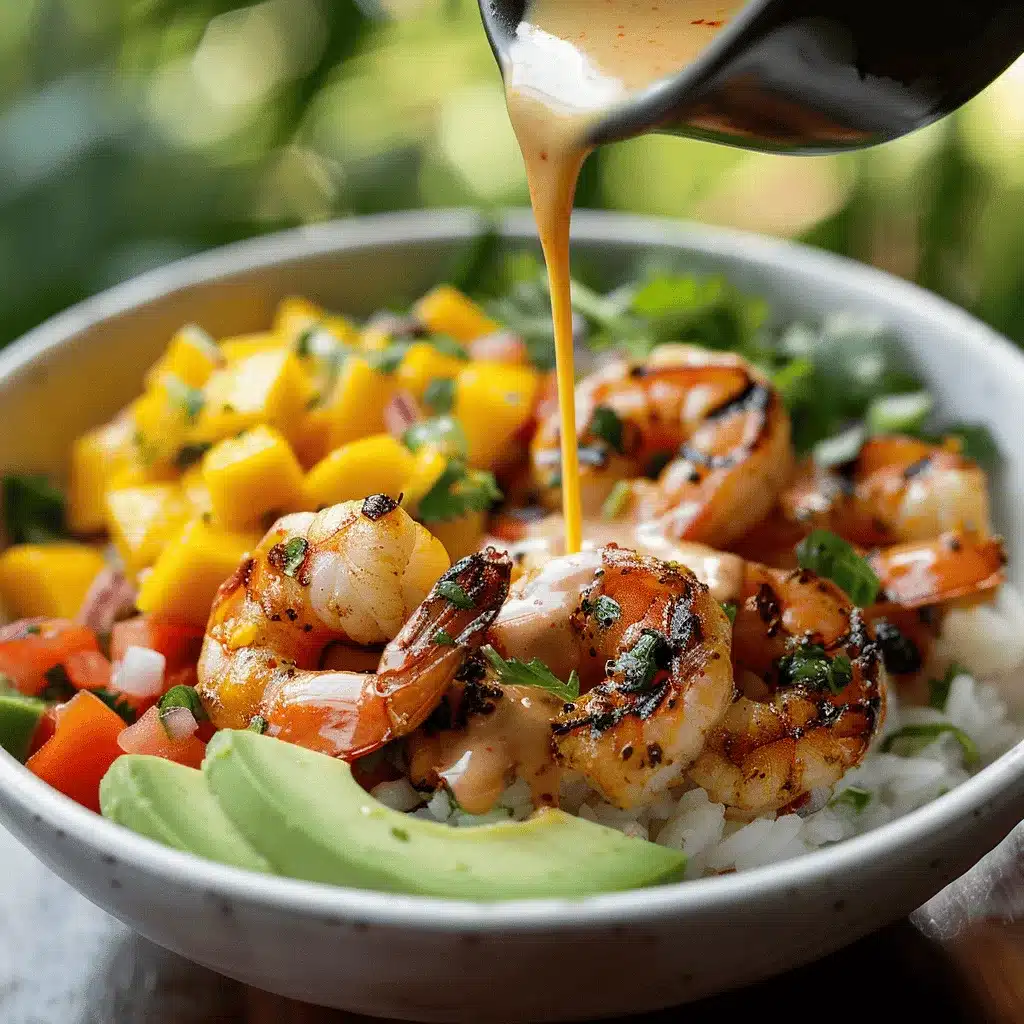 shrimp and avocado bowls preparation steps