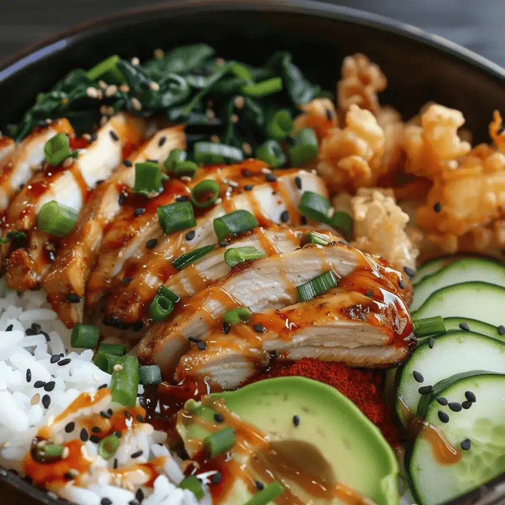 Spicy Honey-Ginger Chicken Bowls preparation steps