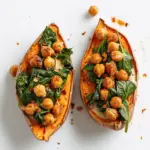 stuffed sweet potato recipe - featured image