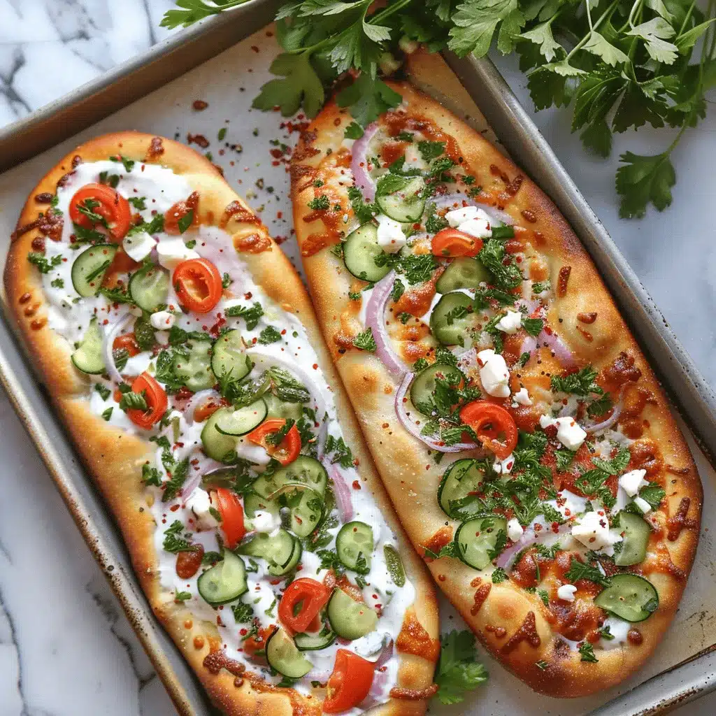 Tzatziki Chicken Pizza preparation steps