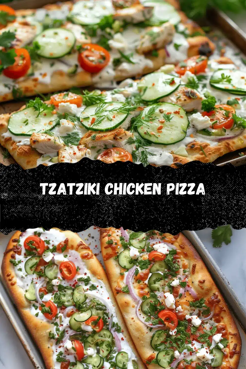 Tzatziki Chicken Pizza recipe