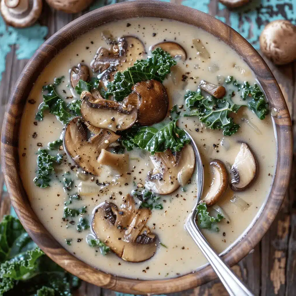wild mushroom soup preparation steps